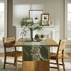 20"x90" Floral Table Runner - Threshold™ designed with Studio McGee: Modern Cotton Botanical, Multicolor, Spring Decor - 2 of 3