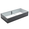 XIYUYEU Galvanized Raised Garden Bed Above Ground Garden Bed Steel Planters for Outdoor Plants for Gardens - 4 of 4