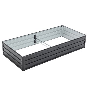 Maliang Metal Raised Garden Bed, Outdoor Planter Boxes for Vegetables, Raised Beds for Growing Flowers Herbs Succulents - 1 of 4