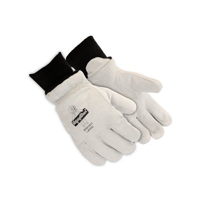 Refrigiwear Insulated Fleece Lined Hivis Super Grip Performance Work Gloves  : Target