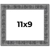 PosterPalooza | Photo Size Distressed Black Picture Frame - UV Acrylic, Foam Board Backing, Hanging Hardware - 2 of 4
