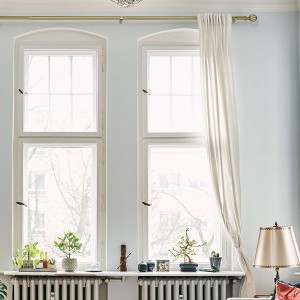 Linen Avenue Cage Single and Double Window Curtain Rod Set - 1 of 4