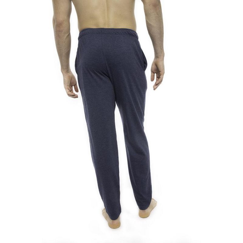 Members Only Men's Heather Contrast Elastic Sleep Pant, Lightweight Sweatpants for Men Cotton, 2 of 4