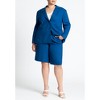 ELOQUII Women's Plus Size Belted Linen Bermuda Short - 4 of 4