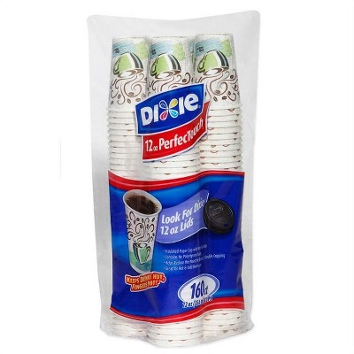 Dixie PerfecTouch 8 Oz Insulated Hot/Cold Paper Cups, Coffee Haze - 160 count