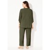 Catherines Women's Plus Size Petite Luminary 3-Piece Pant Set - 3 of 4