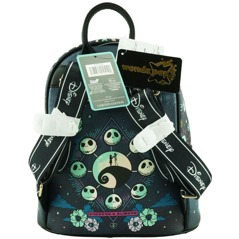 The Nightmare Before Christmas WondaPop 11" Vegan Leather Fashion Mini Backpack, 3 of 8