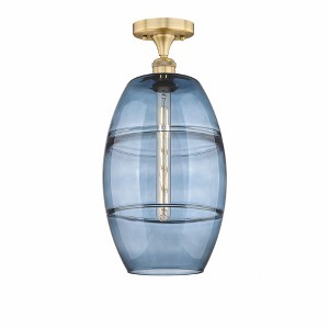 Vaz - 1 Light Semi-Flush Mount In Industrial Style-18.63 Inches Tall and 10 Inches Wide - 1 of 1