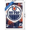 Trends International NHL Edmonton Oilers - Maximalist Logo 23 Framed Wall Poster Prints - 3 of 4