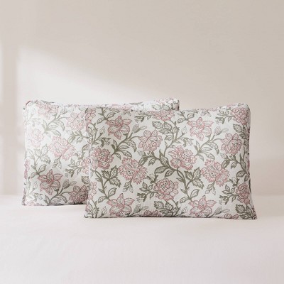 Lush Decor Lush Décor Full/Queen Zara Floral Block Reversible Quilts Pink — фото 7