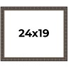 PosterPalooza | 24x19 Modern Bamboo Picture Frame, UV Acrylic, 5 Finishes - 2 of 4