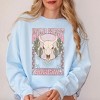 Simply Sage Market Women's Garment Dyed Graphic Sweatshirt Wild West Cowgirl - 2 of 3