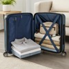 World Traveler Dejuno Beaumont 20-Inch Carry-On Lightweight Hardside Expandable Spinner Luggage - 3 of 4