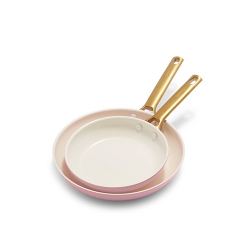 GreenPan Padova Reserve 8" & 10" Frypan Set Blush