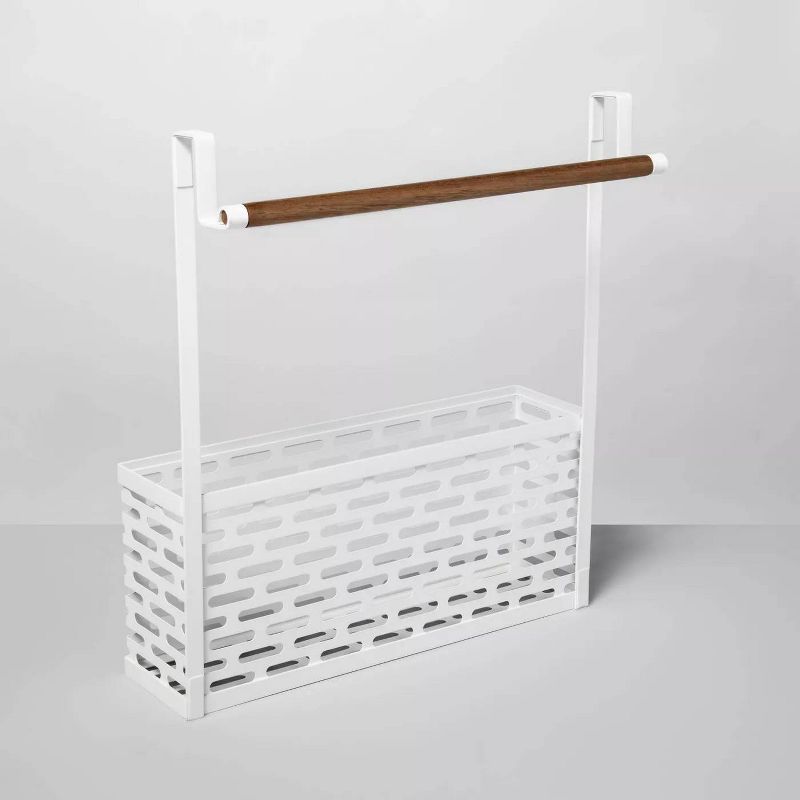 Punched Metal Over The Door Organizer White - Brightroom&#8482;, 1 of 13