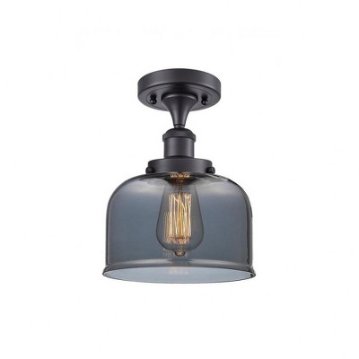 Innovations Lighting 1 - Light Semi-Flush Mount in  Matte Black