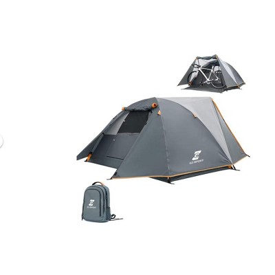 Cesicia 6 FT Gray 2 Person Camping Tent