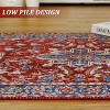 Acekool 2x6 Vintage Blue Washable Runner Rug, Non-Slip Oriental Medallion Low Pile Accent Carpet for Hallway, Entryway, Kitchen - 2 of 4