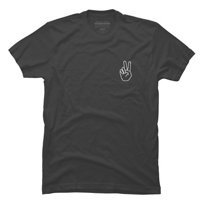 Men's Design By Humans peace By desiredesign T-Shirt