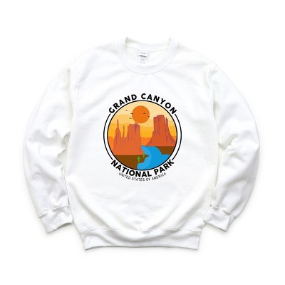 Simply Sage Market Women's Graphic Sweatshirt Grand Canyon National Park Badge