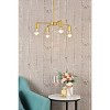 Elegant Lighting Cairo 4 lights brass pendant - 2 of 4