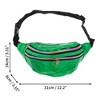 Unique Bargains Stylish Reflective Holographic Sports Waist Bag 1 Pc - 3 of 4
