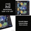 Yoobi Star Wars Single Zip Binder Case Gray Star Wars Graphic Patches, School Supplies - 3 of 4