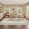 Modern Foldable Area Rug, Low Pile Non-Slip Washable Carpet for Living Room & Bedroom, Soft Indoor Floor Mat - 4 of 4