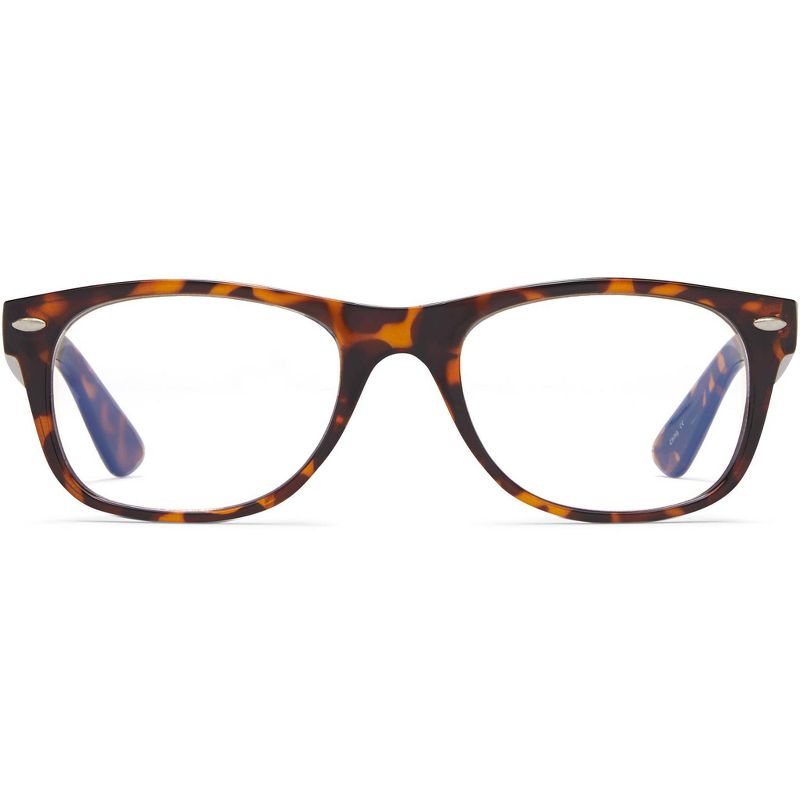ICU Eyewear Screen Vision Blue Light Filtering Rectangular Glasses - Dark Tortoise, 1 of 7