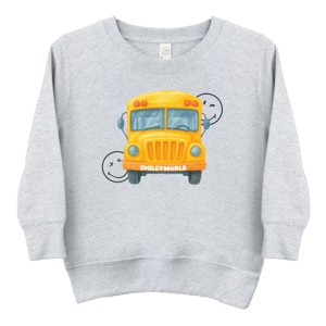 The Juniper Shop SmileyWorld Watercolor Bus Toddler Sweatshirt - 1 of 4