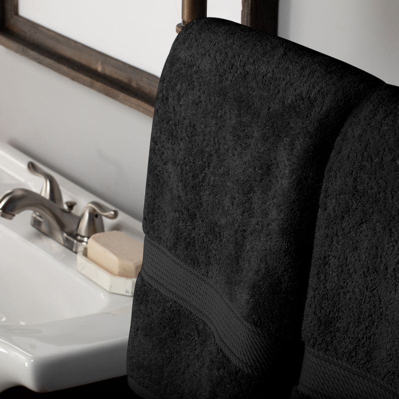 Premium Cotton 800 GSM Heavyweight Plush Luxury 6 Piece Bathroom Towel Set by Blue Nile Mills, 5 of 11
