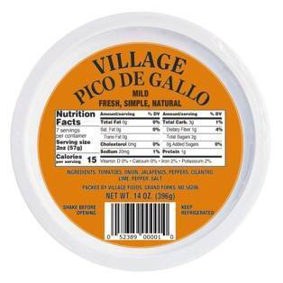 Village Mild Pico De Gallo - 14oz