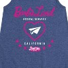Girls' - Barbie - Barbie Land Postal Service California Graphic Sleeveless Aline Dress - 2 of 4