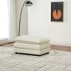 VASIP 110" L-shaped Chenille Cloud Sofa Combination, Deep Seat Comfortable Cloud Sofa with Cushion, Ottoman style Combination Sofa - 4 of 4