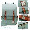 Vintage Laptop Backpack with USB Charging Port, Slim Tear Resistant Business Backpack - 4 of 4