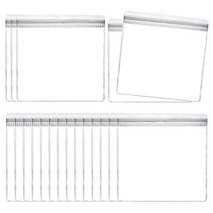 Unique Bargains Necklace Ring Earring Self Seal Clear Jewelry Storage Bags - 1 of 4