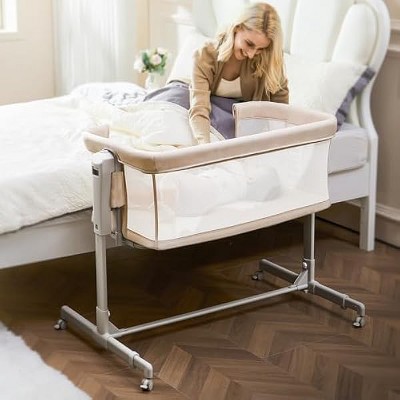 3-in-1 Rocking Bassinet & Bedside Sleeper