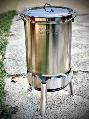 Bayou Classic 82-Quart Stainless Steel Stock Pot in the Cooking