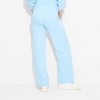 Women's Teddy Bear Graphic Lounge Pants - Blue - 2 of 3