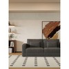 NicBex 83 Inch Modern Sofa Couches 3 Seater Sofa with Detachable Cover and Double Cushion for Living Room,Bedroom,Pewter - 4 of 4