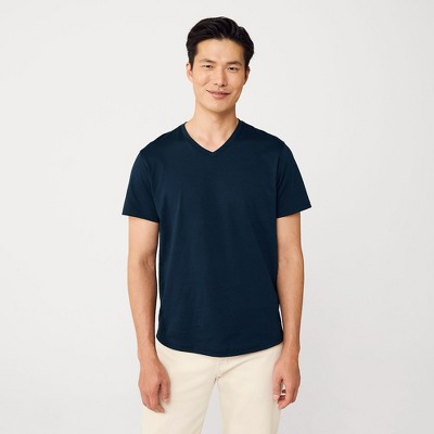 Lands' End Men's Short Sleeve Supima V-Neck Tee