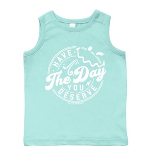 The Juniper Shop SmileyWorld Have The Day You Deserve Circle Toddler Tank - 1 of 4