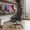 MaseiKar Drafting Chair, Tall Office Chair with Flip-up 3D Armrest, Executive Ergonomic Computer Standing Desk Chair with Back Lumbar Support - 2 of 4