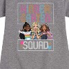 Girls' - Barbie - Back To School Graphic Short Sleeve Fleece Dress - 2 of 4