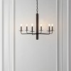 Penbrook 6 Light 32" Chandelier - CHA4060 - Black/Walnut - Safavieh - 4 of 4