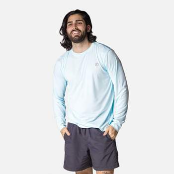 Vapor Apparel Youth Upf 50+ Sun Protection Solar Long Sleeve Rash Guard  Swim Shirt, Arctic Blue, X Large : Target