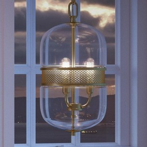 Urban Ambiance Luxury Vintage Chandelier,  18-1/4" x 9",  Palladian Gold Finish, UHP2841 - 1 of 4