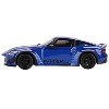 Nissan Z "Pandem" Seiran Blue Metallic Limited Edition to 4800 pieces Worldwide 1/64 Diecast Model Car by Mini GT - 2 of 4
