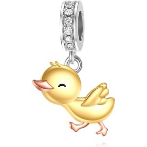 Moon Fairy/Moon Fox/Skunk/Jellyfish/Artist Palette Charm Sterling Silver Charms Beads Fits Bracelets Necklace Jewelry for Women - 1 of 4