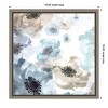 Amanti Art Soft Cascade I (Floral) by Eva Watts Canvas Wall Art Print Framed 16 x 16-in. - 4 of 4